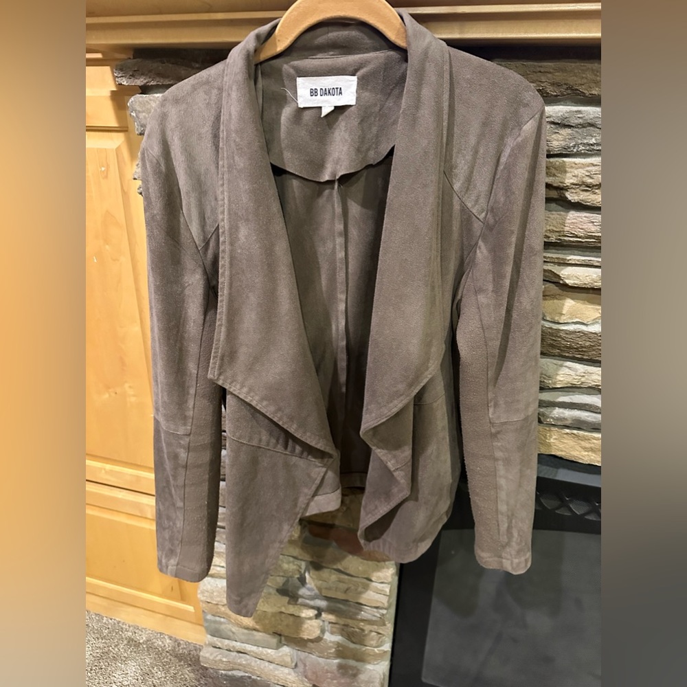 BB Dakota women’s large jacket faux suede
